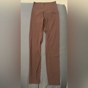 Lululemon Align High Rise Ribbed Leggings - Java